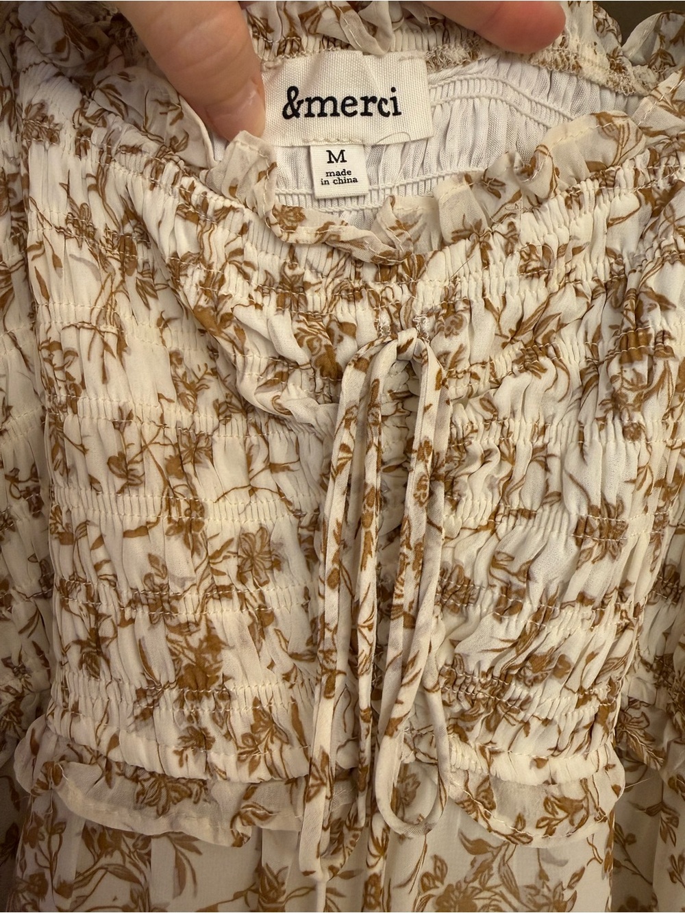 Floral Ruffled Midi Dress - Picture 4 of 4